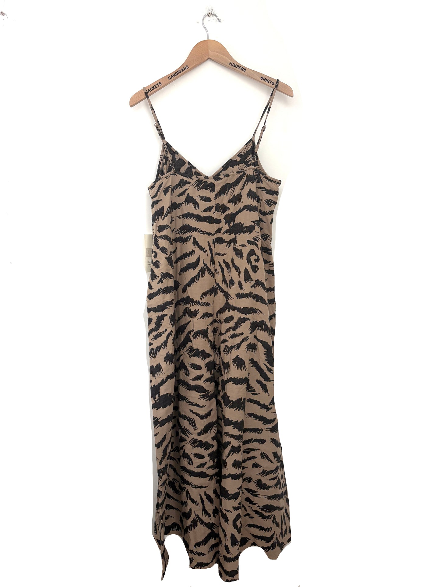 Mara Hoffman Jacquard Tiger Print Jumpsuit M