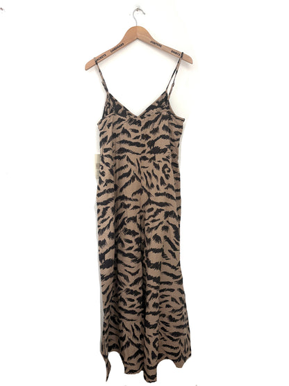 Mara Hoffman Jacquard Tiger Print Jumpsuit M