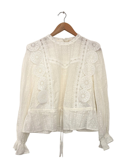 Maje Cotton Lace Blouse