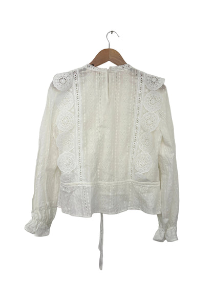 Maje Cotton Lace Blouse L
