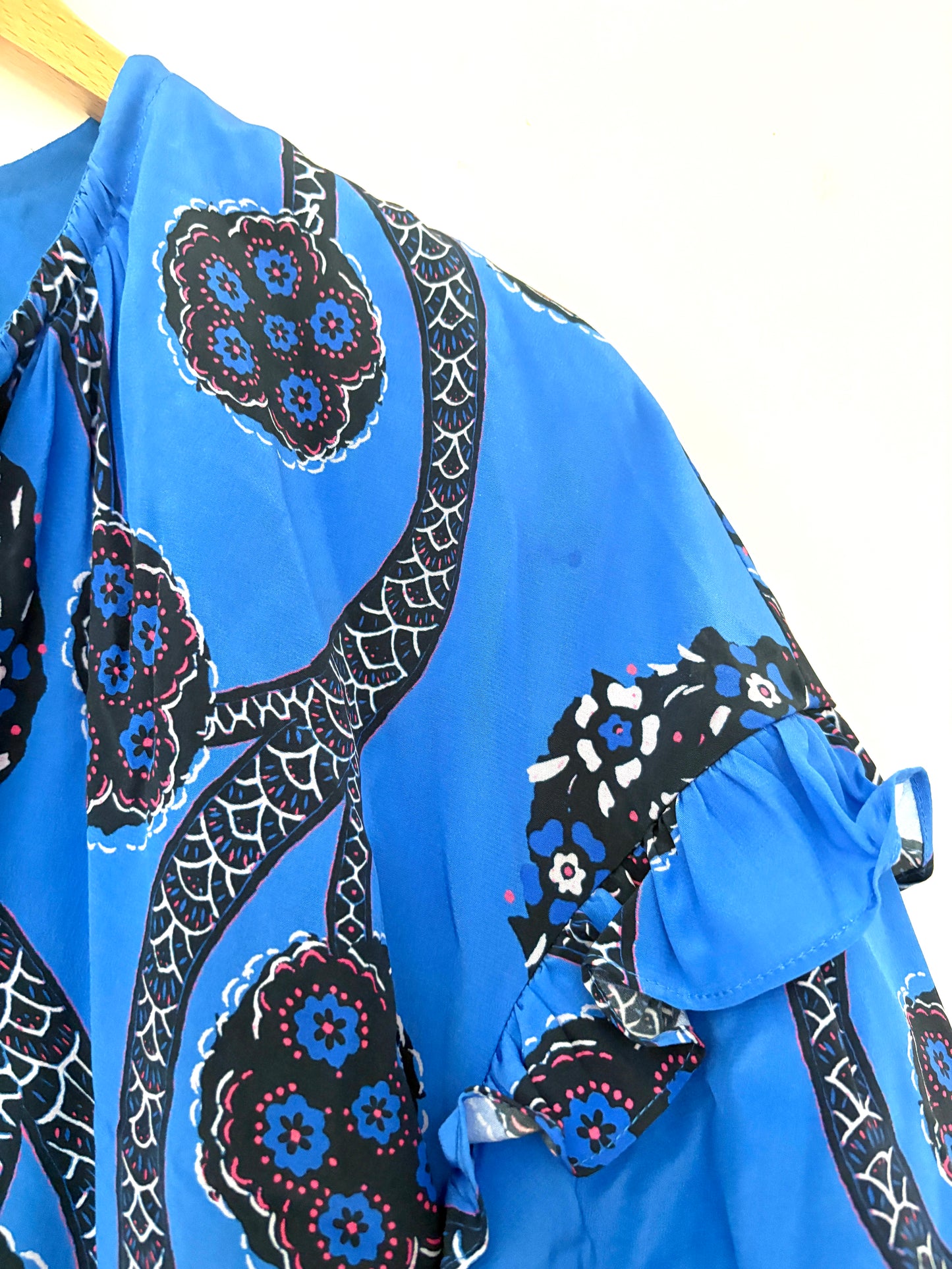 Whistles Printed Silk Dress UK 10