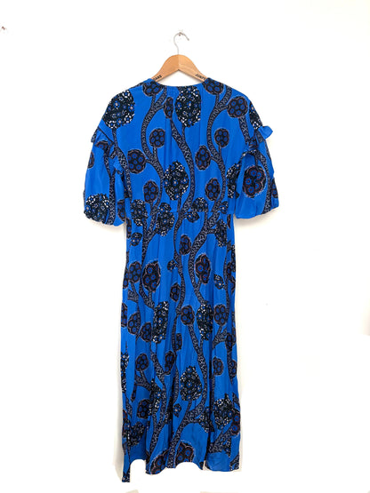Whistles Printed Silk Dress UK 10