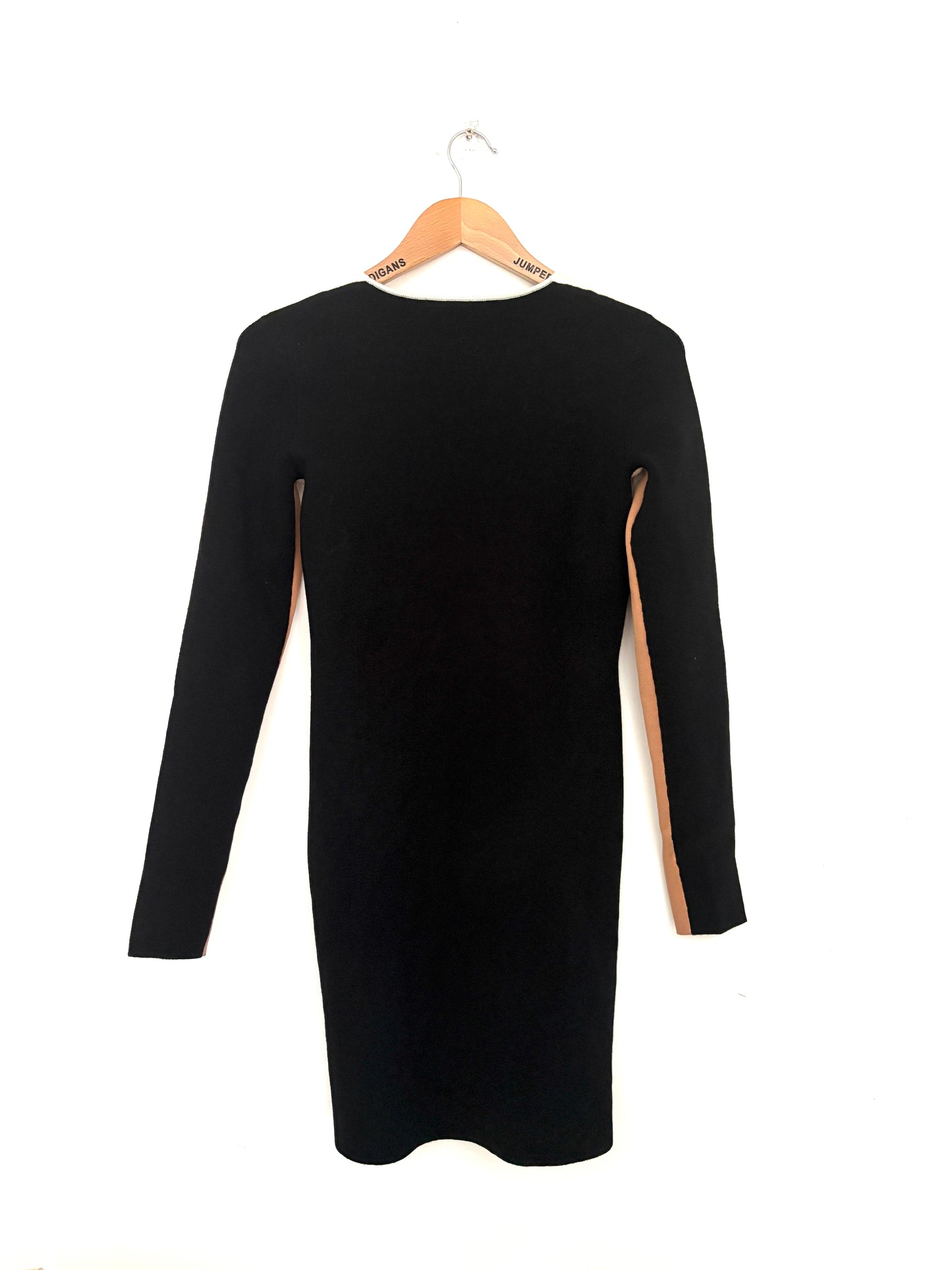 Diane Von Furstenberg Wool Colour Block Dress S