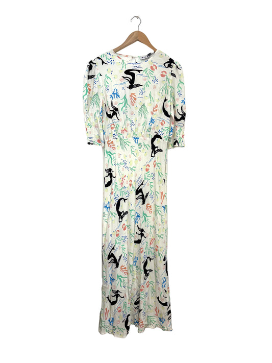 Rixo Lucile Printed Crepe Maxi Dress