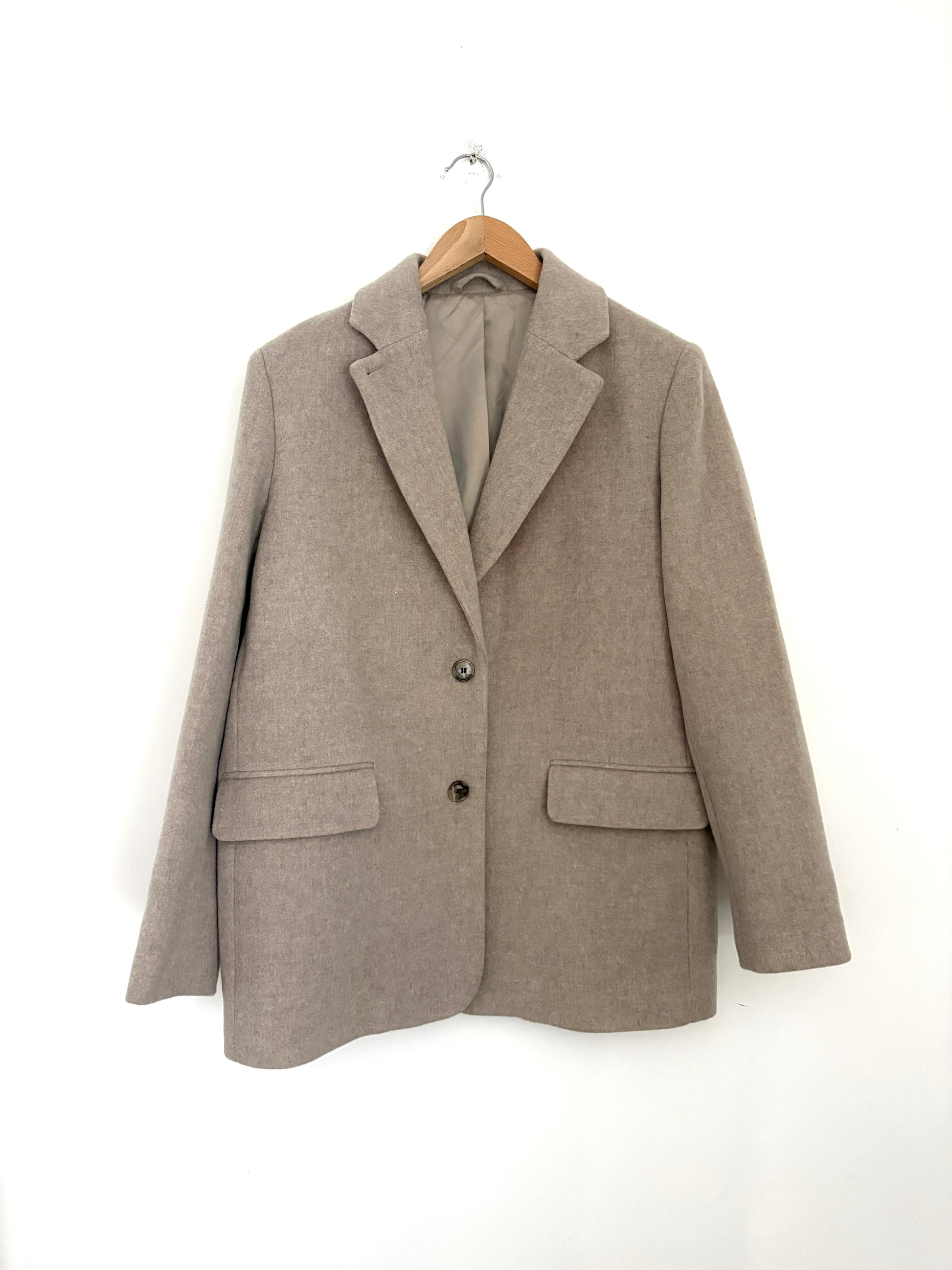 & Other Stories wool beige blazer