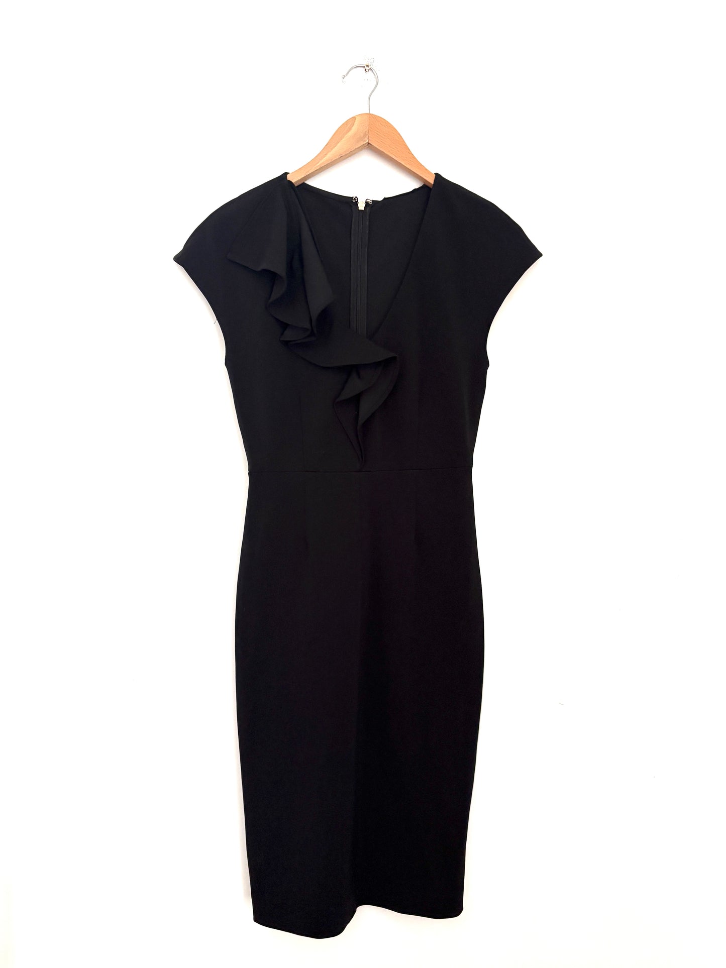 Kate Spade Black Ruffle Dress