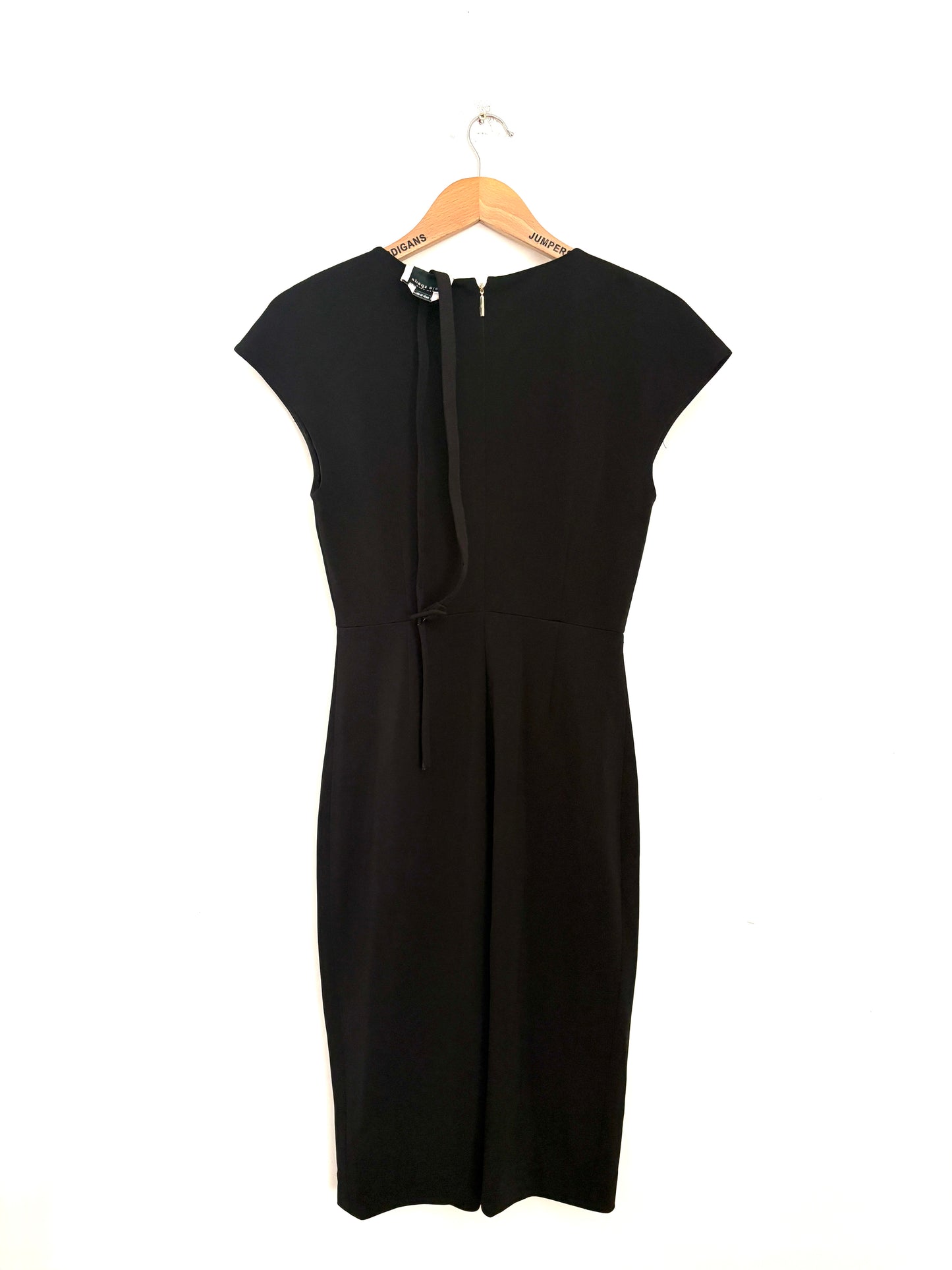 Kate Spade Black Formal Ruffle Dress UK 4