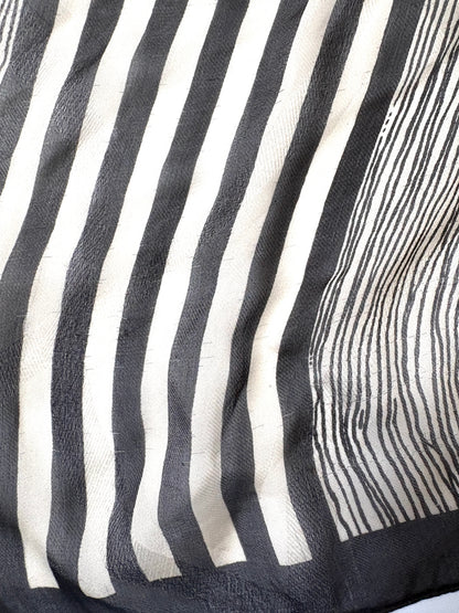 Giorgio Armani Silk Striped Scarf