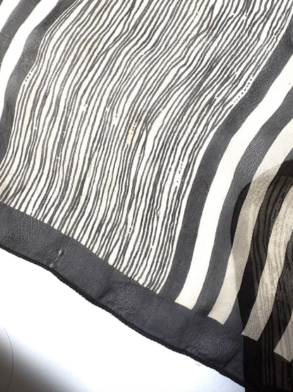 Giorgio Armani Silk Striped Scarf