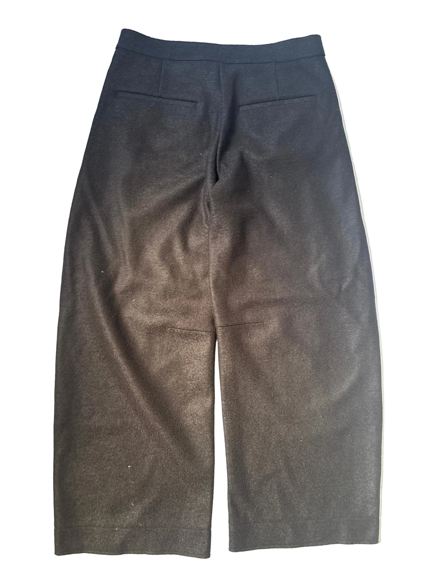 Soeur Wool Brown Wide Leg Trousers UK 12