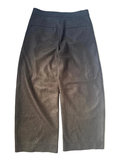 Soeur Wool Brown Wide Leg Trousers UK 12