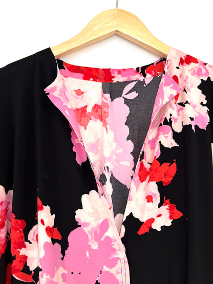Norma Kamali Floral Midi Dress M