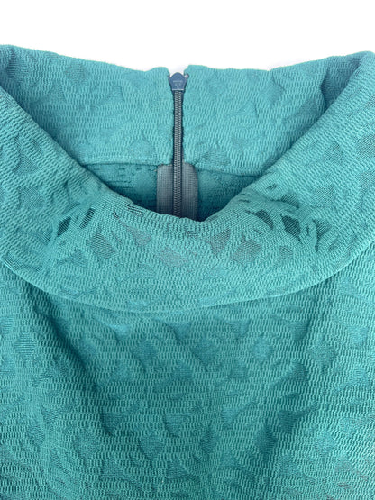 Alaia Teal Jacquard Dress UK 10