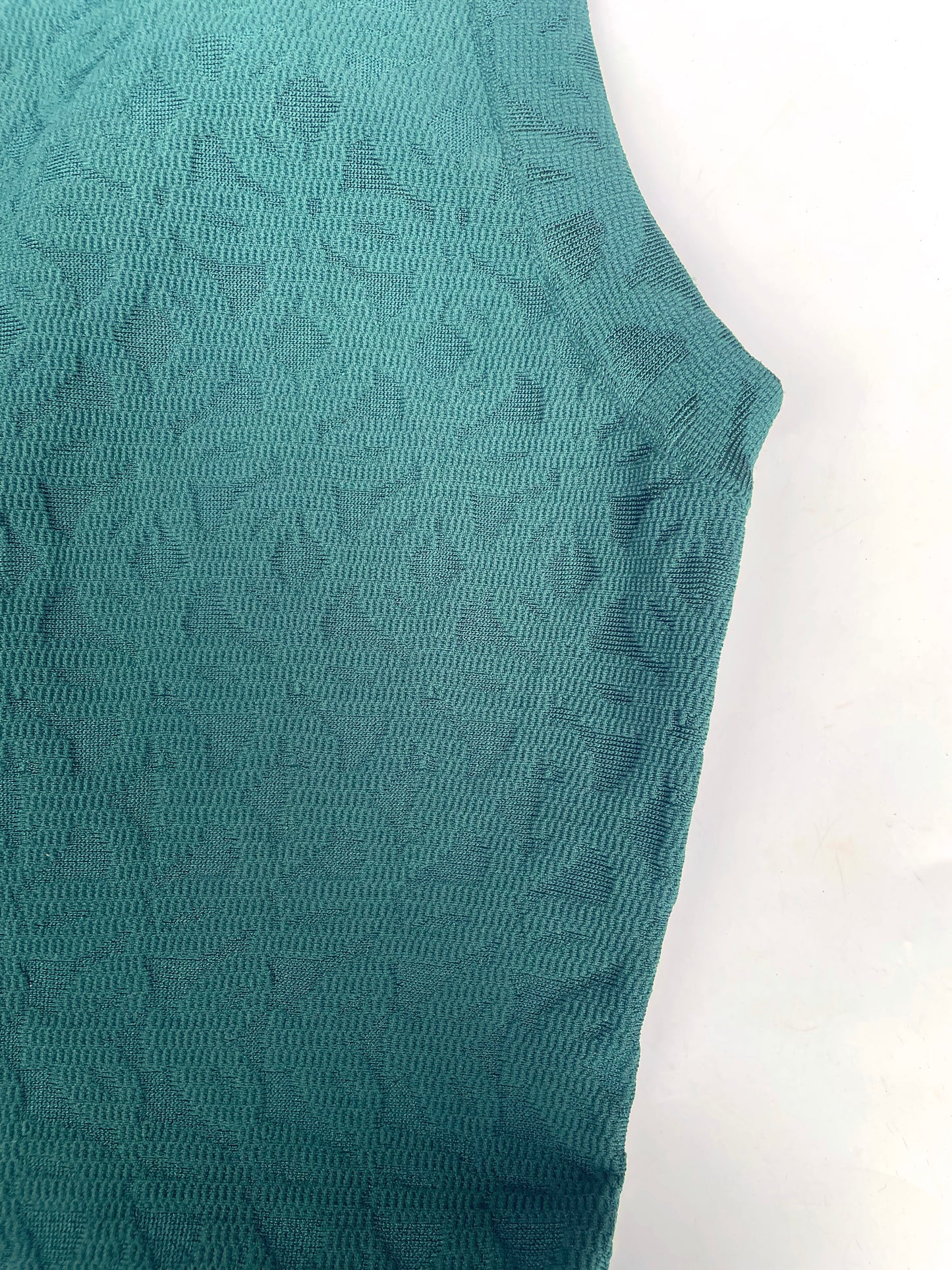 Alaia Teal Jacquard Dress UK 10