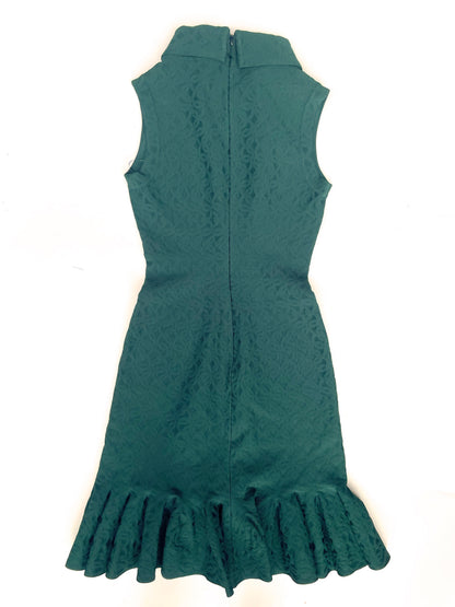 Alaia Teal Jacquard Dress UK 10