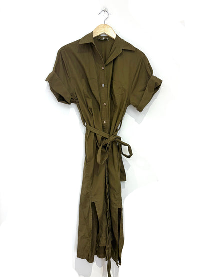 Vince Green Shirt Dress