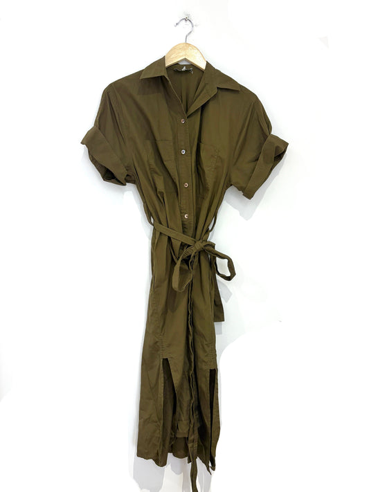 Vince Green Shirt Dress