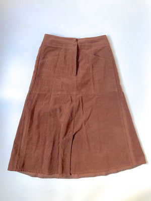 Me+Em Brown Cordoruy Skirt UK 8