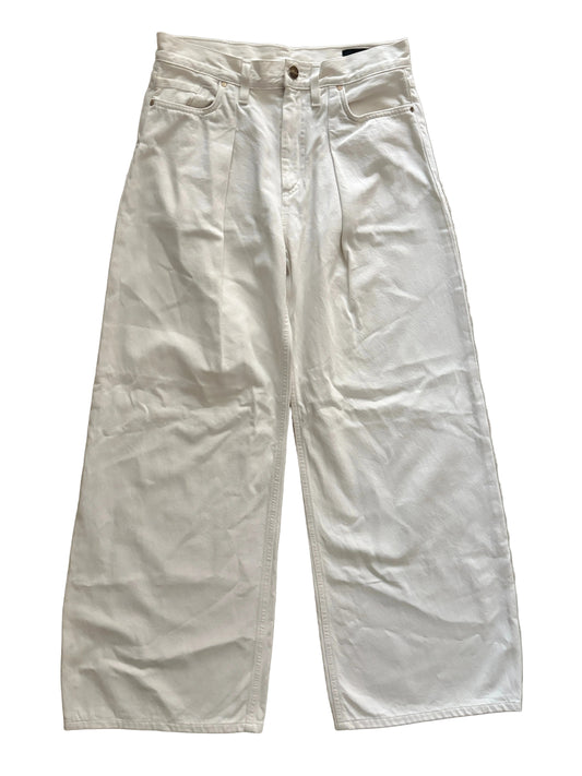 Goldsign white wide leg jeans