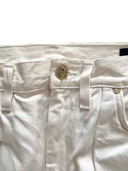 Goldsign White Wide Leg Jeans 26"