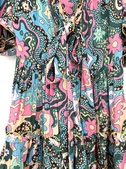 Celia B Hortensia Print Dress S