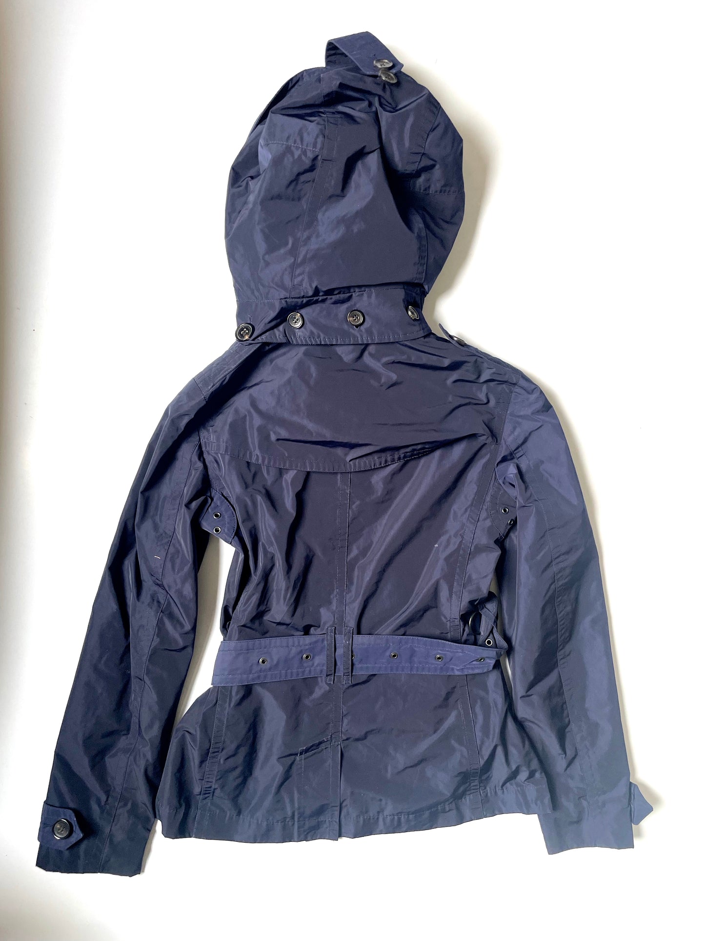 Burberry Brit Navy Waterproof Jacket UK 4