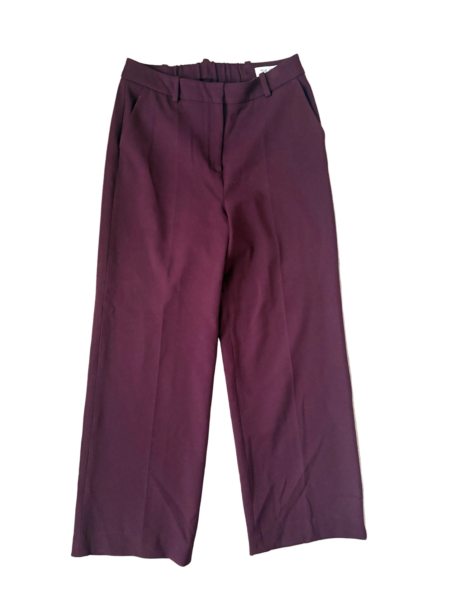 The Fold Aubergine Trousers
