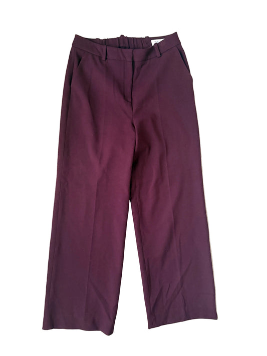 The Fold Aubergine Trousers