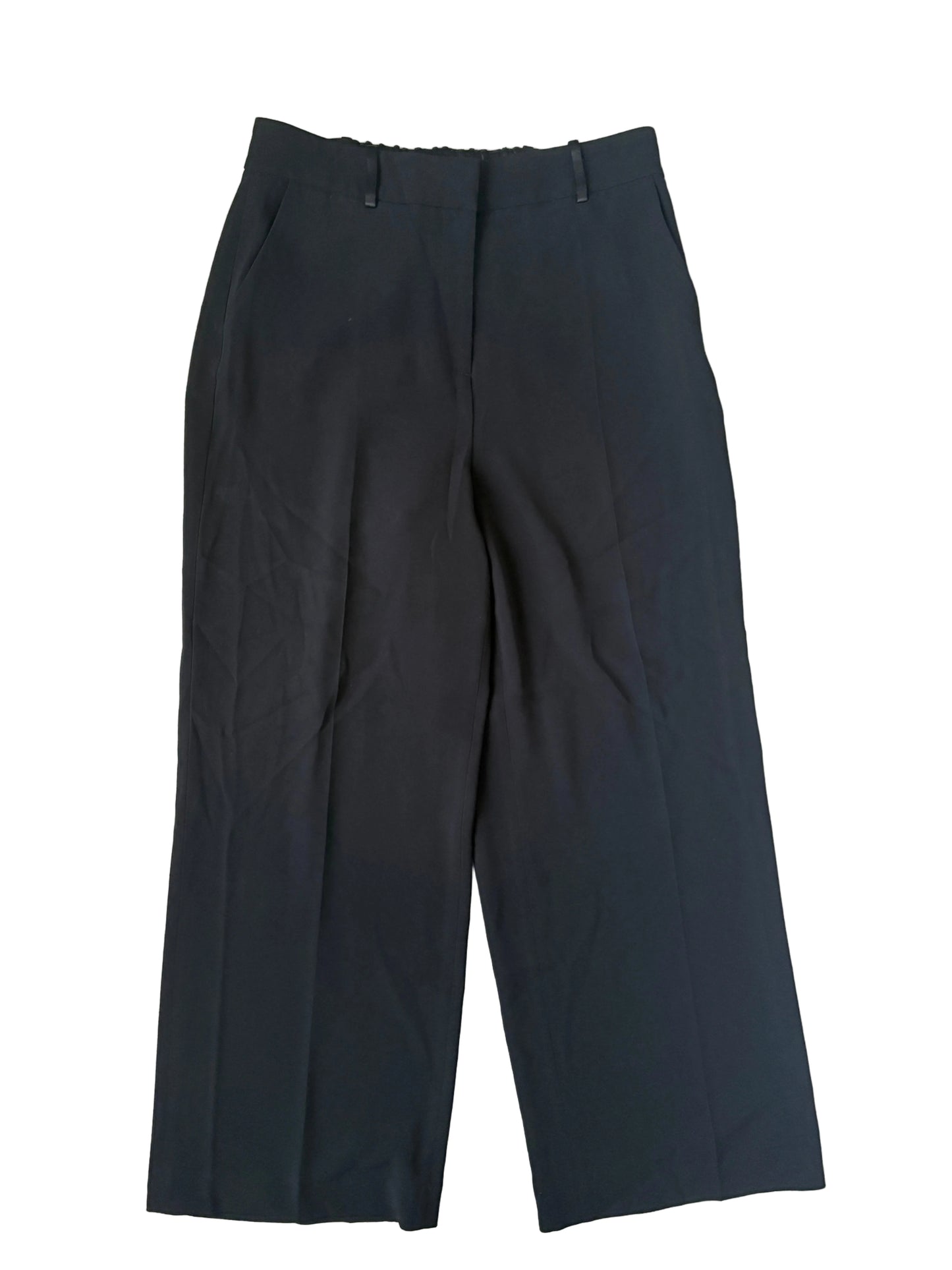 The fold Black Lexington Trousers