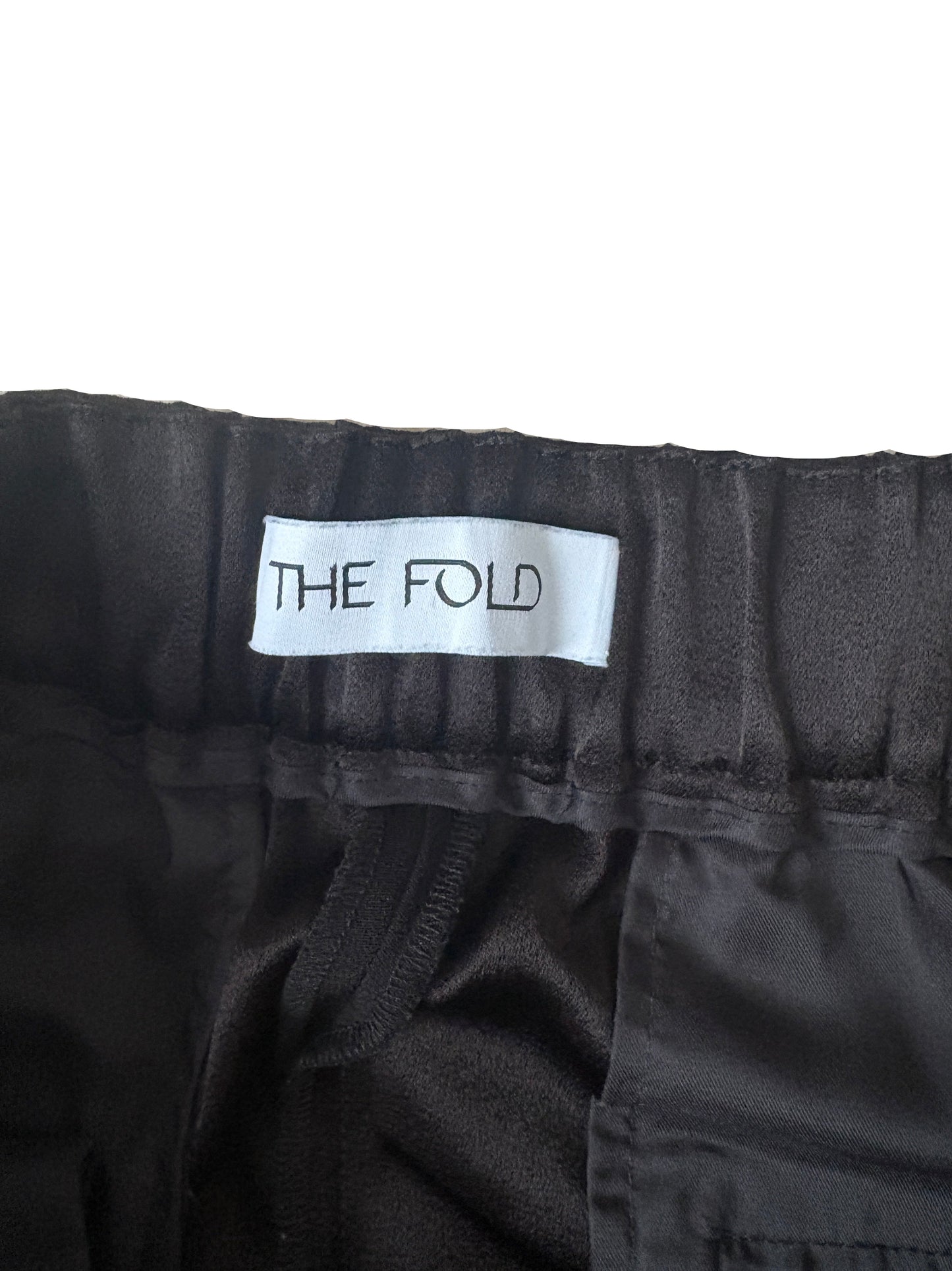 The Fold Black Lexington Trousers UK 12