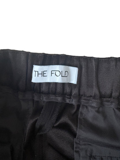 The Fold Black Lexington Trousers UK 12