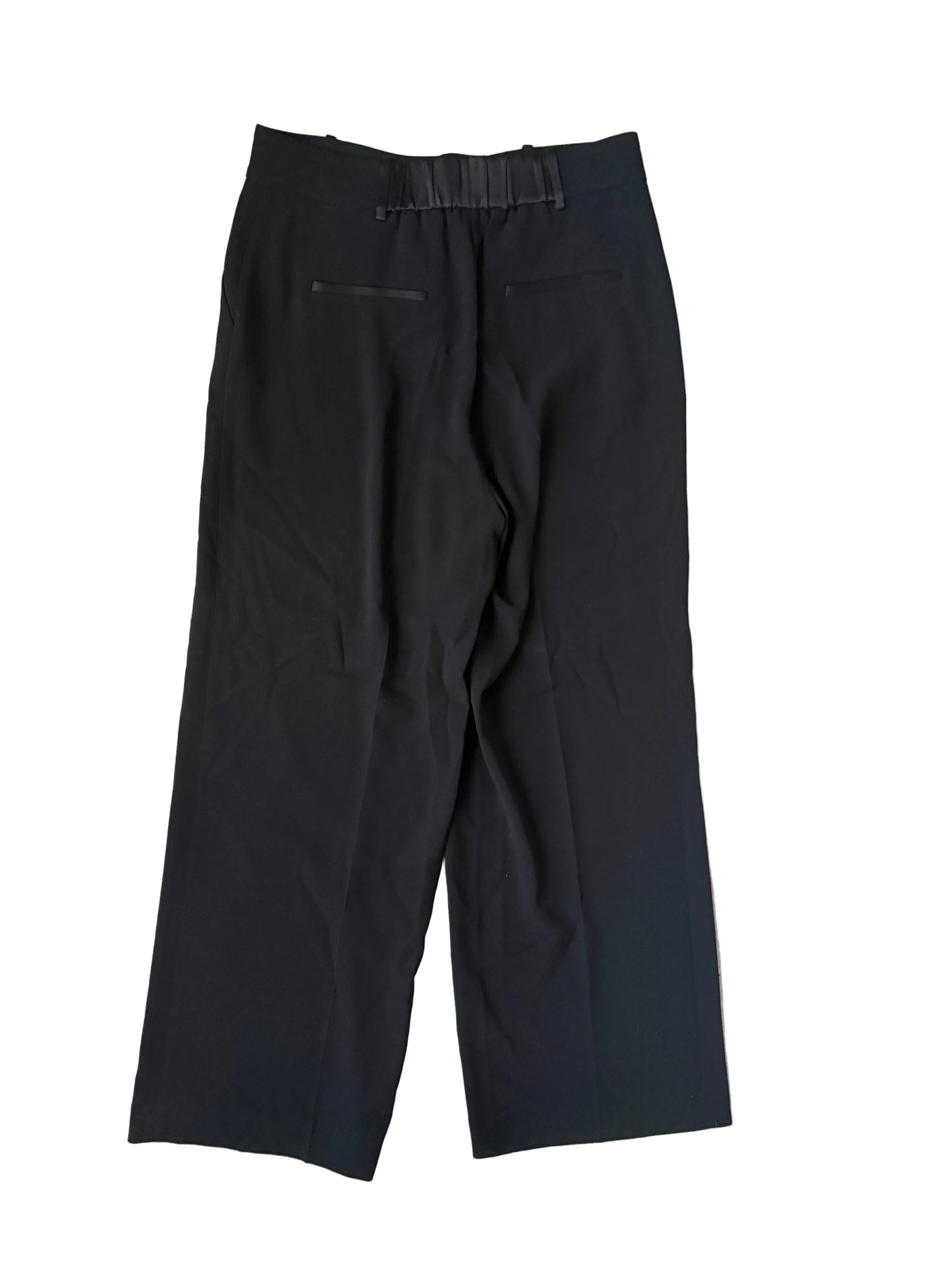 The Fold Black Lexington Trousers UK 12