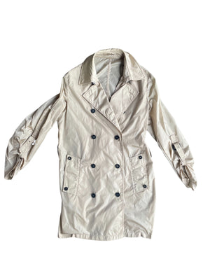 Aquascutum Short Beige Raincoat S