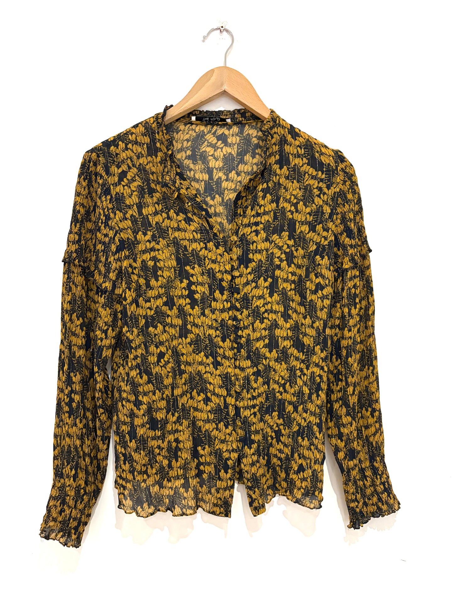 The Fold Floral Lurex Blouse