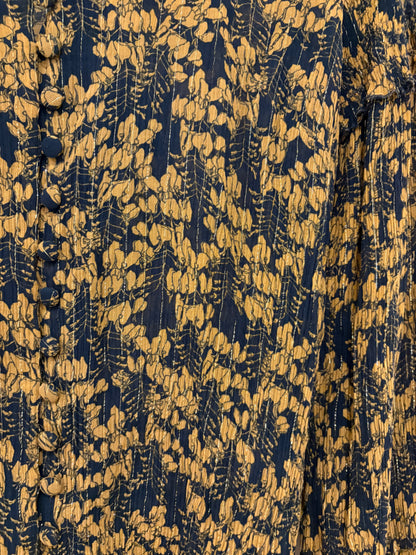 The Fold Lurex Floral Shirt UK 12