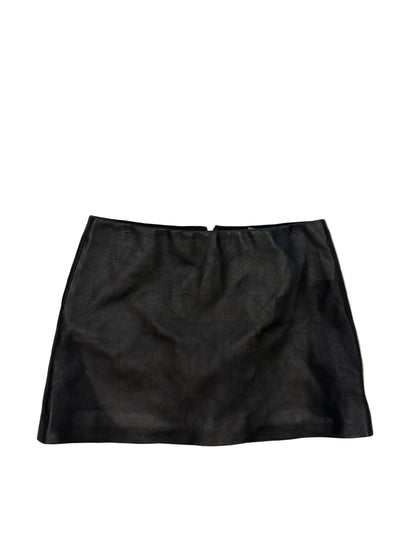Alice+Olivia Leather Mini Skirt
