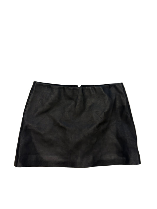 Alice+Olivia Leather Mini Skirt
