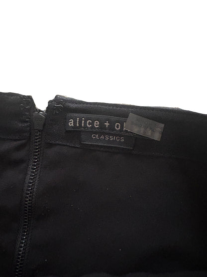 Alice+Olivia Leather Mini Skirt UK 4