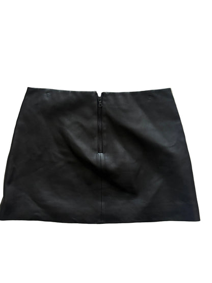 Alice+Olivia Leather Mini Skirt UK 4