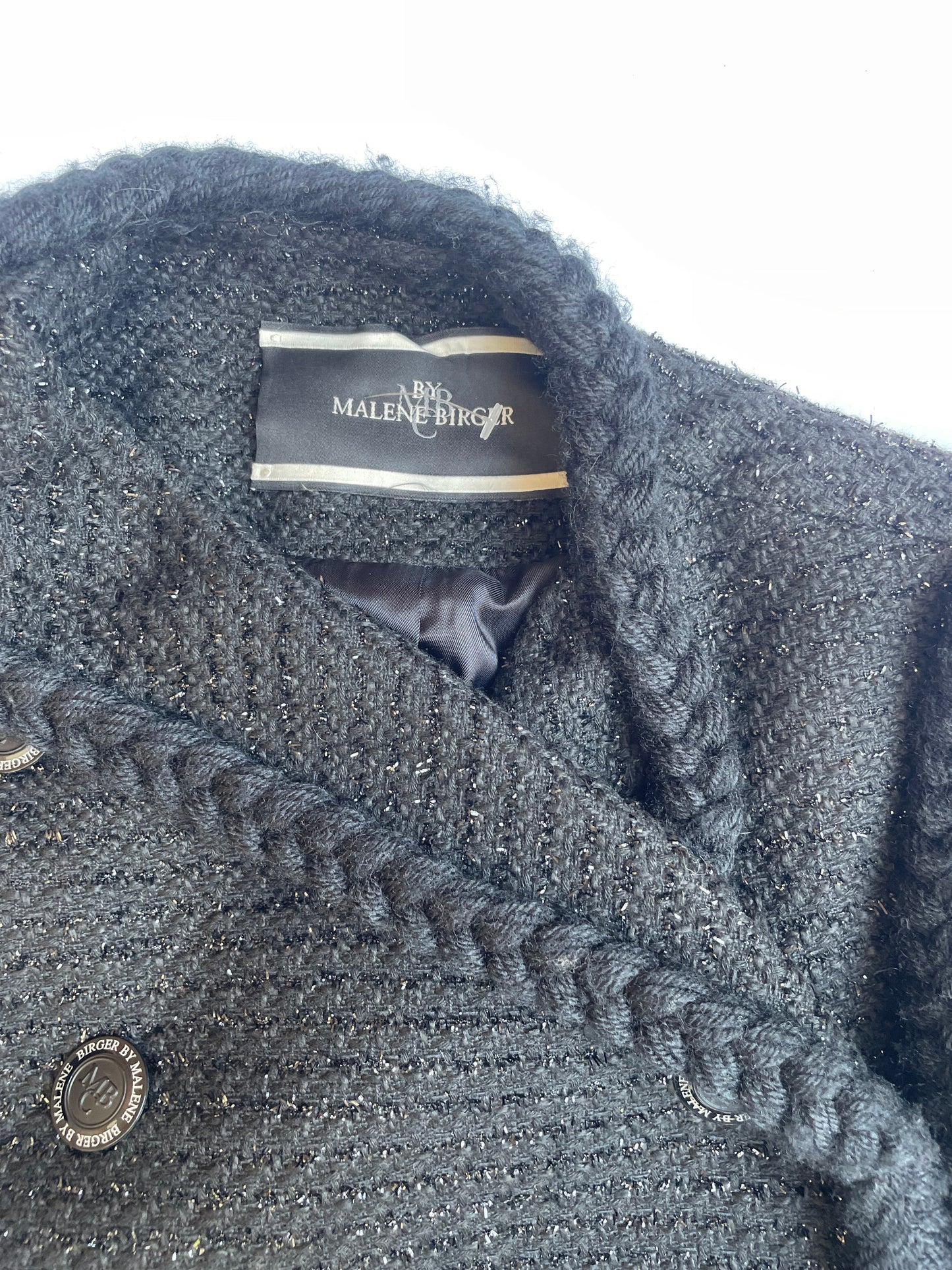 By Malene Birger Tweed Coat UK 8