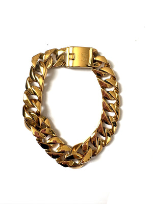 Anisa Sojka Gold Chunky Chain Necklace