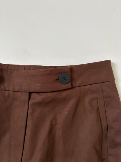 New With Tags The Fold Brown Straight Leg Trouseers UK 10