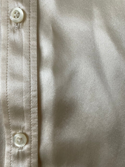 Lauren by Ralph Lauren Classic Satin Shirt S