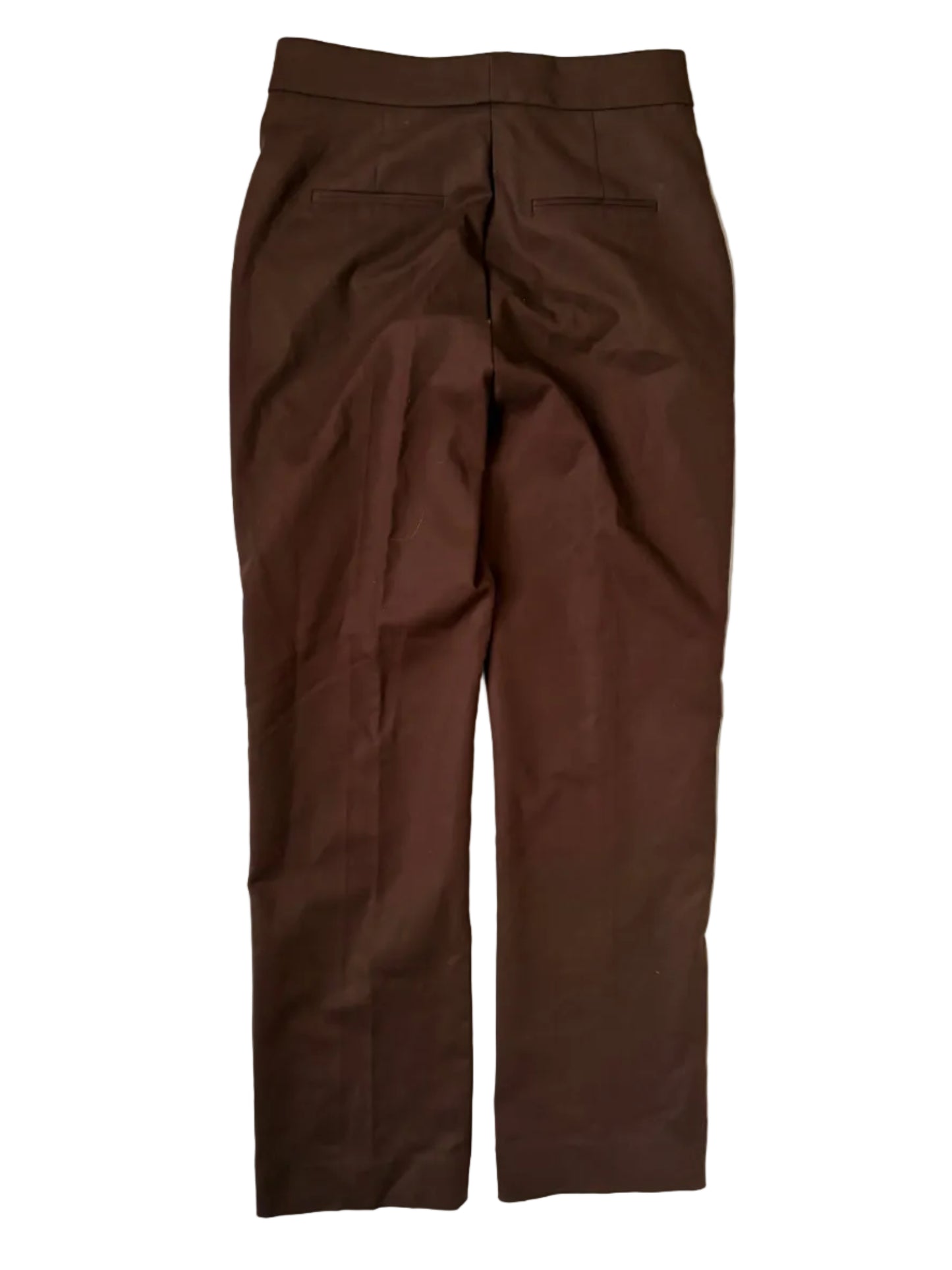 New With Tags The Fold Brown Straight Leg Trouseers UK 10