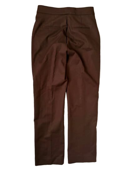 New With Tags The Fold Brown Straight Leg Trouseers UK 10