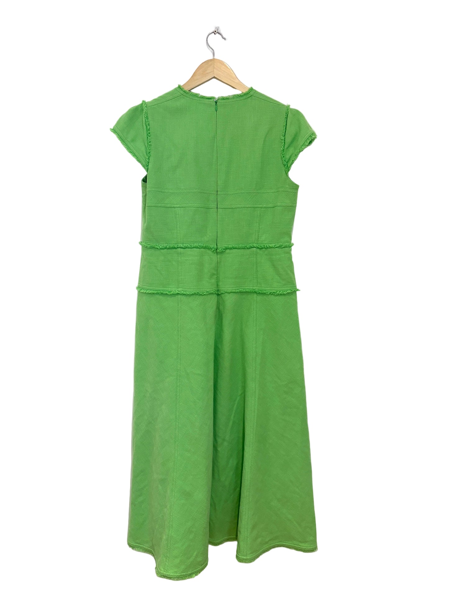 Me+Em Textured Cap Sleeve Midi Dress UK 14