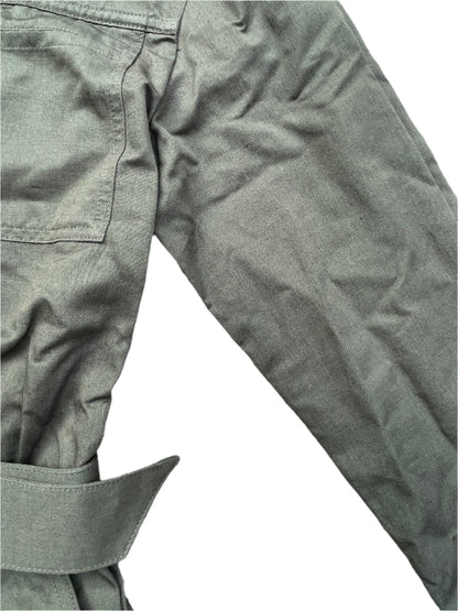 Massimo Duti Khaki Utility Jumpsuit L