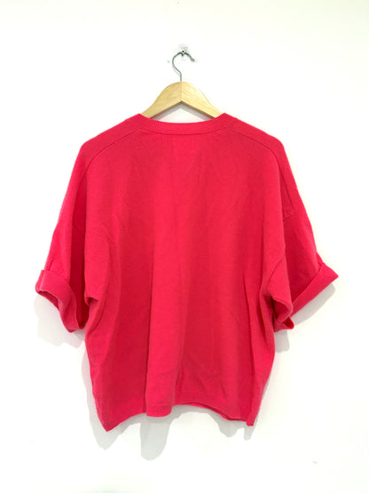 Crush. Fuschia Cashmere Jumper M