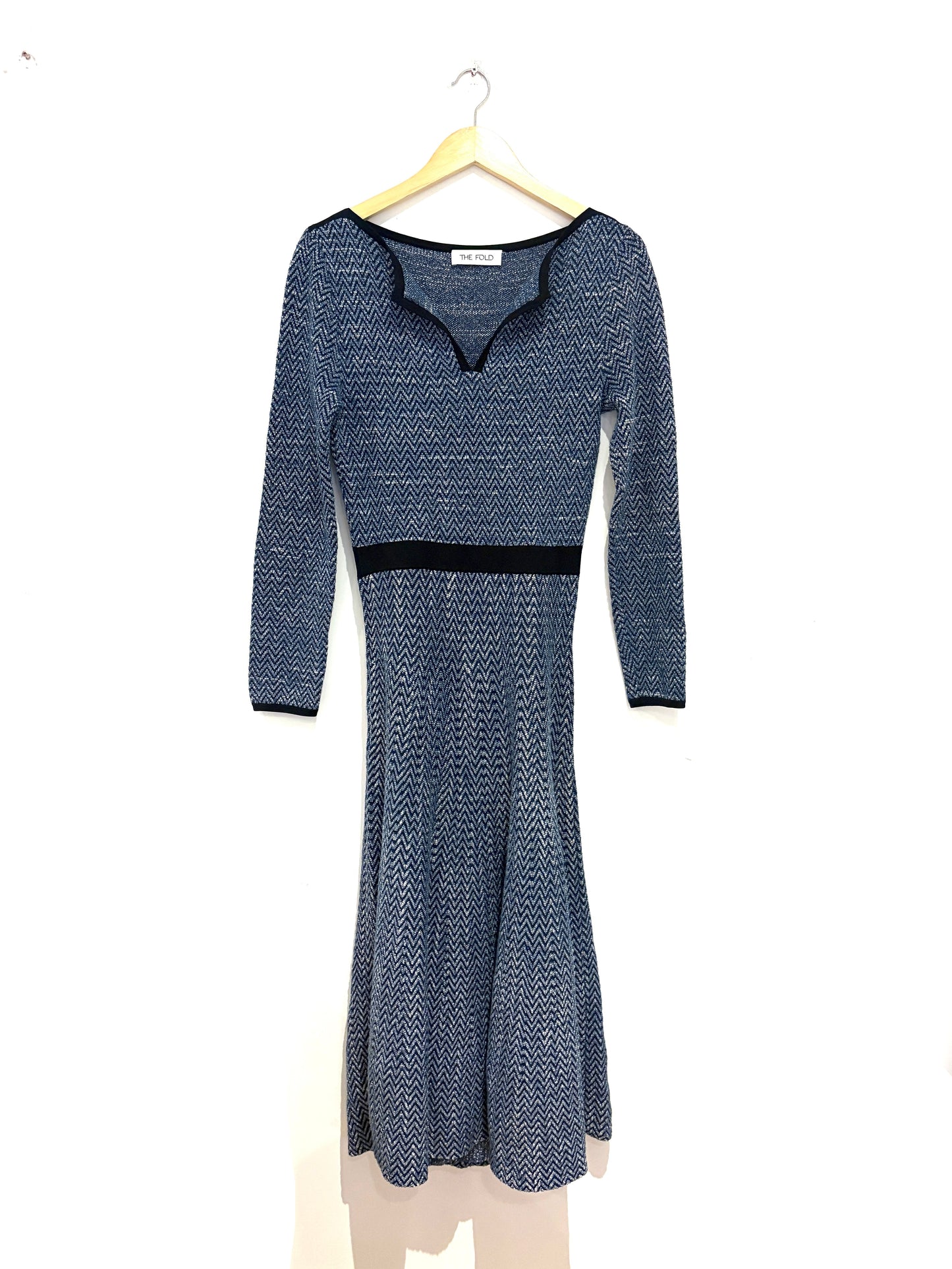 The Fold Chevron dress