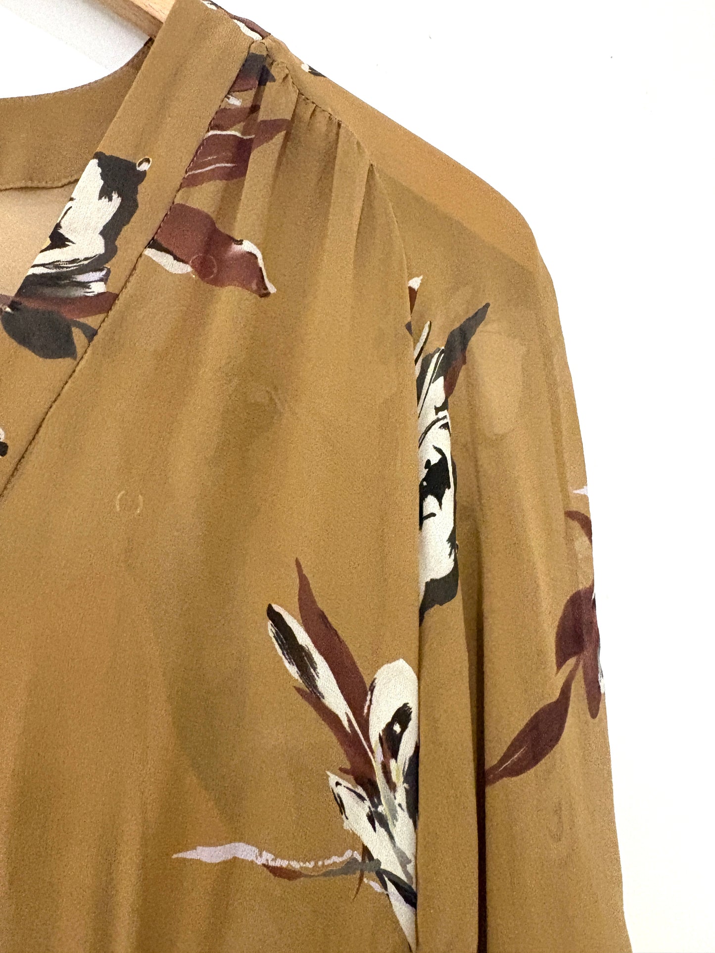 Max Mara Studio Floral Print Silk Dress UK 12